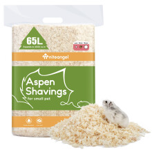Niteangel 65L Aspen Shaving Hamster Beddings for Syrian Dwarf Hamster Gerbil Mice Degu Rat Rabbit Bunny Guinea Pig Chinchilla Hedgehog or Other Small