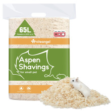 Niteangel 65L Aspen Shaving Hamster Beddings for Syrian Dwarf Hamster Gerbil Mice Degu Rat Rabbit Bunny Guinea Pig Chinchilla Hedgehog or Other Small