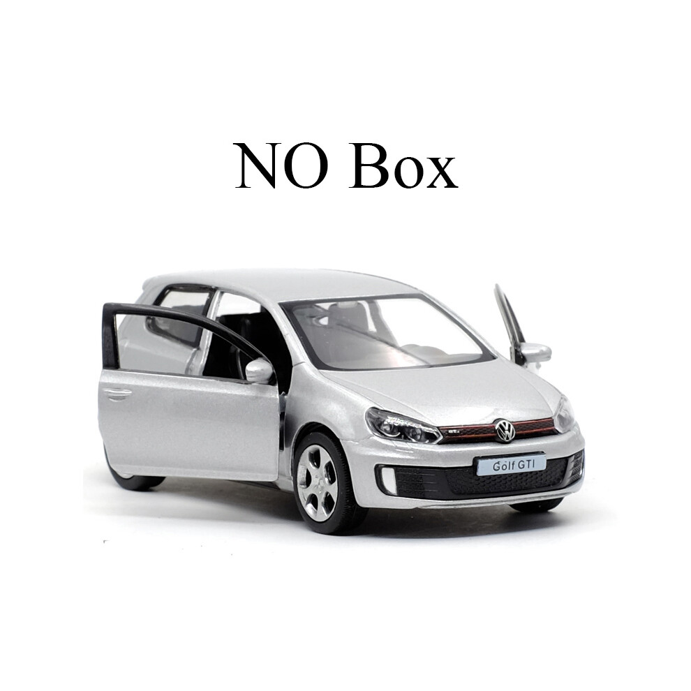 (Argent (sans boîte) 1:36 Golf GTI Alliage Modèle de Voiture Moulé Sous Pression Jouet Avec Tirage