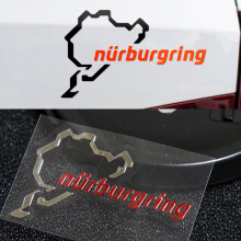 2x Auto Sticker 3D 5X3 cm Gepolijst Chroom Racing Road Racing Nurburgring Grappige Motor Stickers Decals