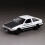 (Μαύρο) 1/32 AE86 Μοντέλα Αυτοκινήτων Initial D Corolla Μαύρο-άσπρο AE86 1