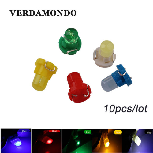 (Μπλε) 10 τμχ Εσωτερικό φως T3 Wedge LED Λαμπτήρες οργάνων 12V Αυτοκίνητα
