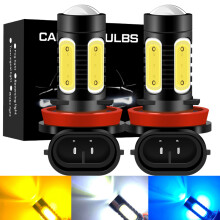 (P13W-Golden Yellow)2kpl H11 H8 H9 LED-sumuvalo Keltainen Valkoinen 9006/HB4 9005/HB3 H27 881 Auton