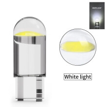 (10 Stück Lampen 24V-Weiß) 10X T10 W5W 194 COB Glas Auto-Innenraum-LED-Lampen für Auto-LKW-Keil-Kennzeichenleuchte-Markierungsleuchte
