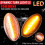 (Dynamic Smoked Black)Για Mini Cooper R50 R53 2002-2006 Δυναμική λυχνία LED Φως πλευρικής 3