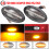 (Dynamic Smoked Black)Για Mini Cooper R50 R53 2002-2006 Δυναμική λυχνία LED Φως πλευρικής 5