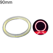 (100 mm - czerwony) 60 mm - 120 mm, uniwersalny pierścień LED COB Angel Eye do reflektorów samochodowych
