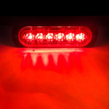(red)led strobe light Flashing Grille Lights Car emergency light 6LED WARN LIGHT police lights for car TRUCK strobe led