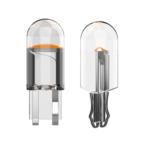 (Λευκό-24V) 10X Νεότερο W5W Led T10 Φωτιστικό αυτοκινήτου COB Γυαλί 1