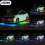 (90x2-120x2) Symphony LED Bande Lumineuse de Voiture Rétroéclairage 12V RVB APP Télécommande Commande 2