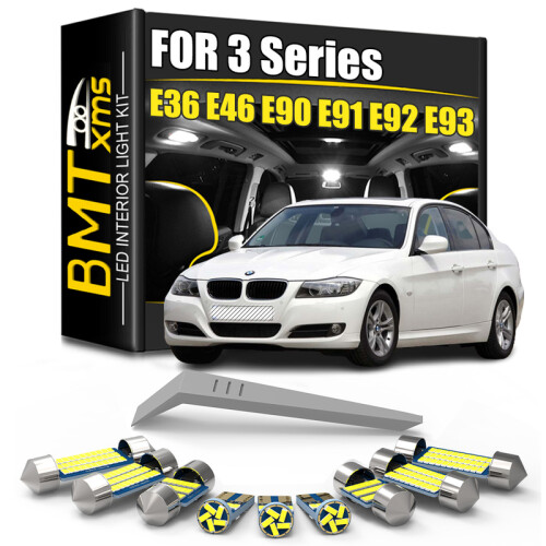 (E91 Touring 13PCS-Crystal Blue) BMTxms Voor BMW 3 Serie E36 E46 E90 E91 E92 E93 2000 2003 2005 2009 1