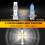 (3000K-H1)50000LM H1 Led Bulb H3 Mini 1:1 Plug Play Λάμπα Led αυτοκινήτου χωρίς ανεμιστήρα 5