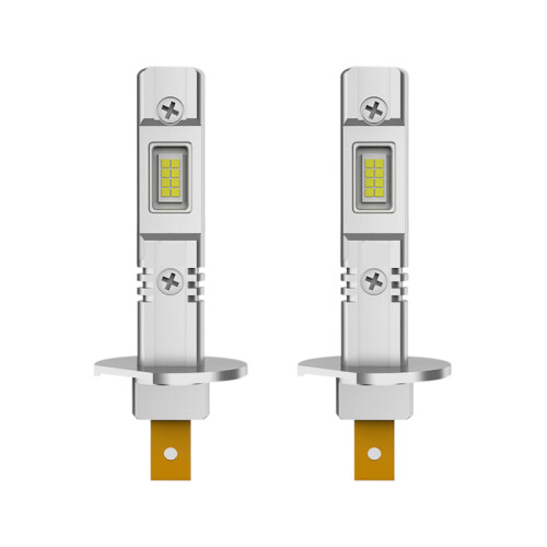 (3000K-H1)50000LM H1 Led Bulb H3 Mini 1:1 Plug Play Λάμπα Led αυτοκινήτου χωρίς ανεμιστήρα