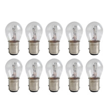 (10x)10st 1157 BAY15D LED Turn Singal Light Bilbåt Backbroms Backup Lamp Bakljus Transparent Light Bulb