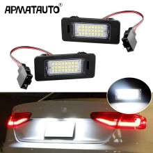 (2 luci LED) 2 lampadine LED Canbus senza errori per luci targa per Audi A1 A4 B8 A5 S5 A6 S6 A7 Q5