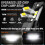 (Plug and Play-6500K) H15 LED Φώτα αυτοκινήτου Canbus 1000W Λαμπτήρες LED Προβολείς 2