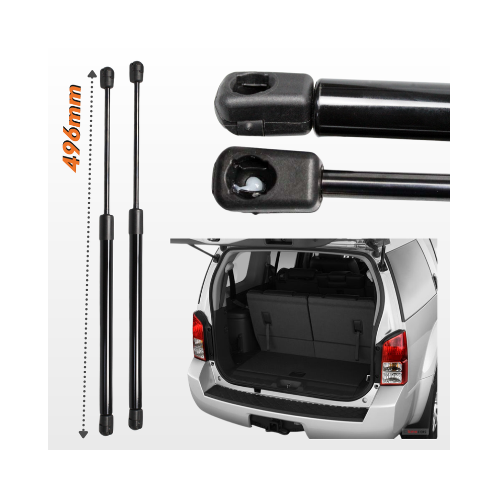 (Solo 2 Pezzi Per Portellone Posteriore) 2 Pezzi Per Lunotto Posteriore O 2 Pezzi Per Barra Di Supporto