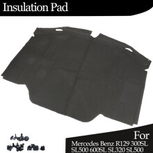 Coussin d'isolation phonique pour capot avant Mercedes R129 (300SL/SL500/600SL) - coton, antibuée, installation facile