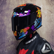 (L-5) Kask motocyklowy z podwójnym szkłem, wyścigowy, motocrossowy, Casco, motocyklowy