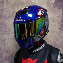 (xL-17)Kask motocyklowy z podwójnym szkłem, wyścigowy, motocrossowy, Casco, motocyklowy