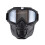 (Ασημί) Γυαλιά μοτοσυκλέτας Face Shield Moto Face Shield Αντιανεμικά γυαλιά Motocross 1