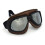 Evomosa Brown Δερμάτινα Γυαλιά Γυαλιά Wwii Raf Vintage Pilot For Harley 3