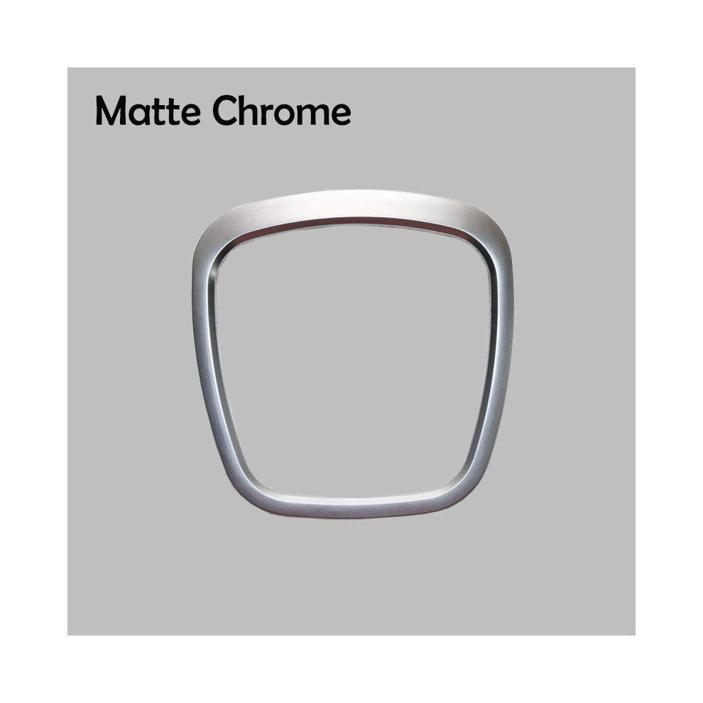 Cadre de volant chromé mat pour Audi A3 8P S3 A4 B6 B7 B8 A5 A6 C6 Q7 Q5 2003-2013
