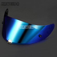 (Blu) NUOVA VISORIERA per casco Moto Casco HJ-26 per HJ-26 RPHA-11 e RPHA-70 Revo Night