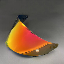 (Revo Deep Red) Capacete De Moto Viseira per TT COURSE Visiera per casco Lente Parasole Parabrezza