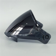 (Nero) Lente visiera per casco GSB S-263/Jet-3 Retro Vintage 3/4 Open Face Half