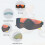 (TBL)Motorcycle Helmet Visor Lens Windshield Replacement for Scorpion Combat/Covert-X 3