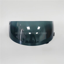 (Visiera fumé) Lente per visiera per casco, lente per visiera per casco integrale da motocicletta, placcatura