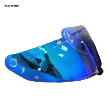 (blu trasparente) Visiera per casco per tutte le stagioni per caschi da moto HJC I70 I10 HJ-31 Len Unisex