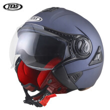 (L-622 Niebieski) Kask motocyklowy letni z podwójnymi soczewkami, otwarty, motocyklowy