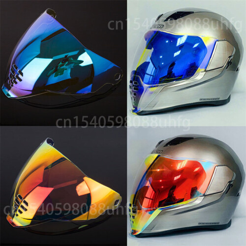 (Sliver)Airflite Helmets Visor for ICON AIRFLITE Fliteshield κράνους μοτοσυκλέτας 1