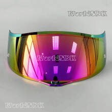 (Viola Revo Profondo) Lente per caschi integrali AGV K1 K3SV K5 Casco Occhiali Moto Racing