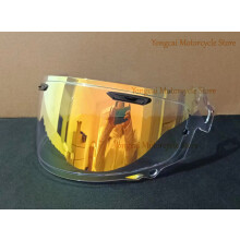 (Revo clear gold)Visiera per casco Arai RX-7X RX7X CORSAIR-X RX-7V RX7V NEO XD VAS-V VECTOR-X