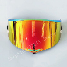 (oro rosso) Lenti per occhiali da sole con visiera per casco da moto antideflagrante e anti UV