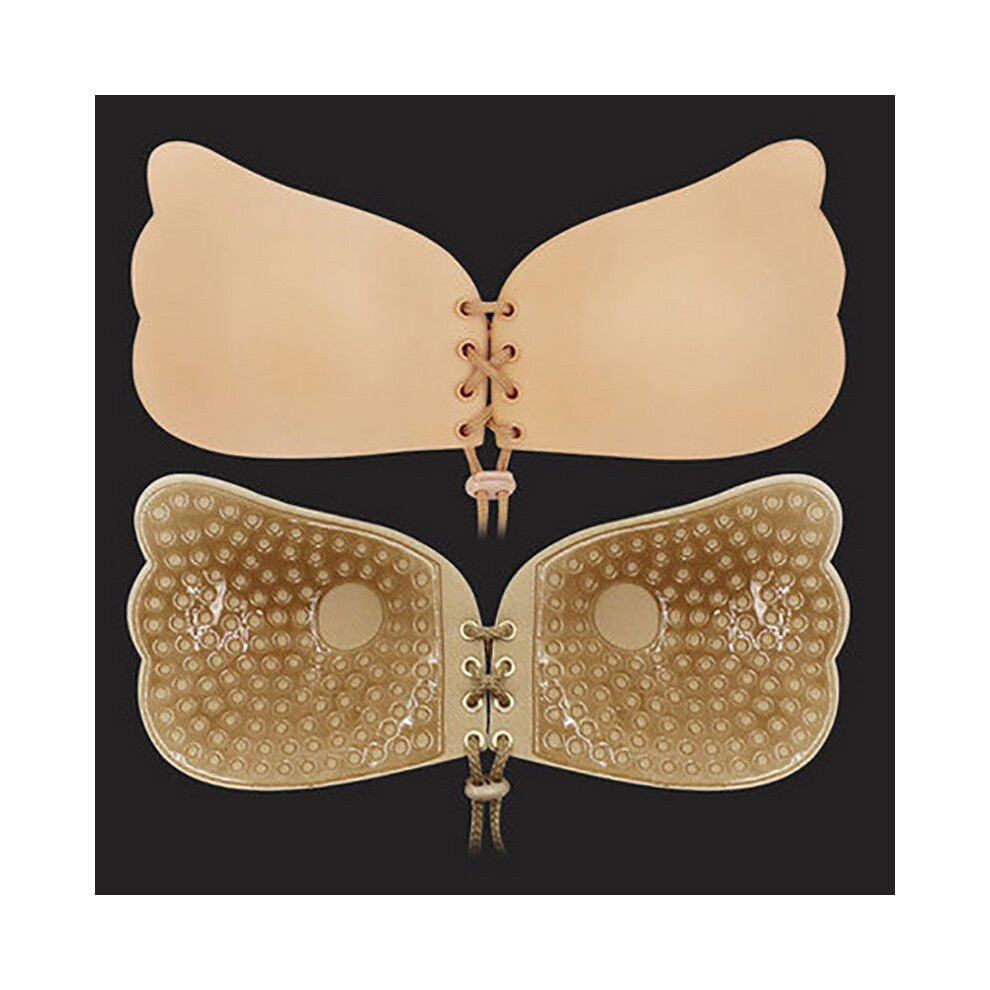 (Skin Breathe,A)Soutien gorge invisible push up magique adhésif silicone lingerie sexy femme