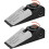 Mini Wireless Door Stop Alarm, 2 Pack Wedge Door Stop Blocking Security System with 120dB Siren 1