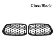 (Gloss Zwart) voor BMW X2 F39 Auto Voorbumper Nieren Diamond Racing Grill Gloss Black Roosters Grills