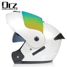 (L-3)ORZ Nowy kask motocyklowy full face racing z podwójnym daszkiem przeciwsłonecznym damski