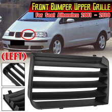 (Links) 2 Stuks Voorbumper Side Grille Grill Voor Seat Alhambra 7M 2001-2010 Front Upper Grille Racing