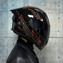 (xxxL-12)Kask motocyklowy z certyfikatem DOT, kask wyścigowy, podwójny, z pełną twarzą