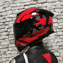 (L-17) LVS nowy kask motocyklowy męski i damski pełny kask z podwójnymi szkłami