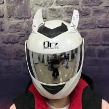 (xL-21) Kask wyścigowy Flip Up, modułowy, z podwójnym szkłem, kask motocyklowy, pełna twarz, bezpieczny