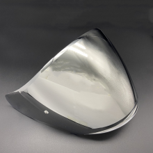 Silbernes Motorradhelm-Visier kompatibel mit SHOEI J-Cruise 1/2, J-Force 4, CJ-2