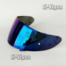 Visiera (blu) per caschi da moto SHOEI X14 Z7 CWR1 RF1200 Xspirit NXR