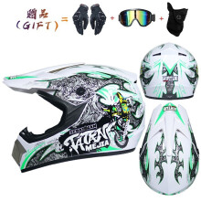 (S-40)Nowy kask motocyklowy terenowy, męski i damski, kask motocrossowy, pełna twarz