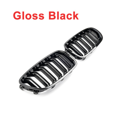 Rejillas deportivas de riñón, negras 2D, para BMW E46 Coupe, 2 puertas